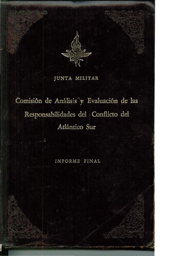 Informe Rattenbach - Comisión de Análisis y Evaluación de Responsabilidades del Conflicto del Atlántico Sur