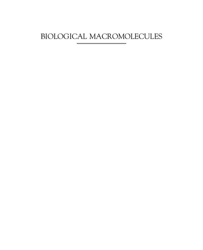 Biological Macromolecules: Bioactivity and Biomedical Applications