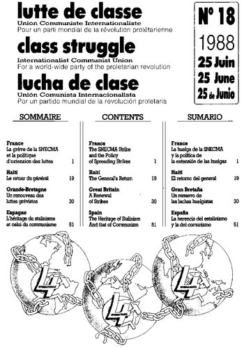 lutte de classe / class struggle / lucha de clase FRA/ENG/ESP trilingual edition #18