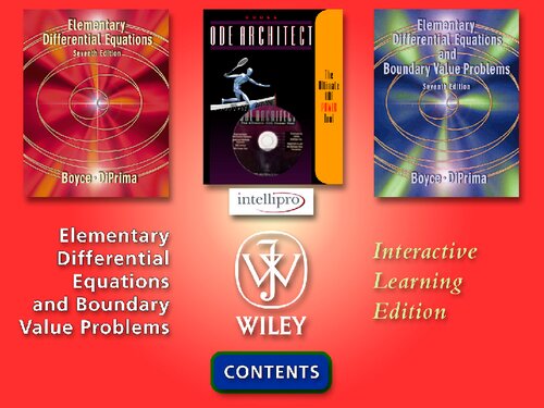 Elementary Differential Equations and Boundary Value Problems