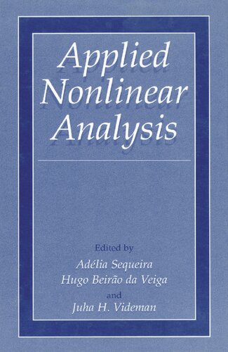 Applied Nonlinear Analysis