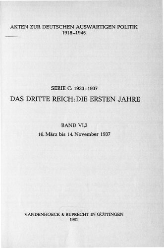 16. März bis 14. November 1937