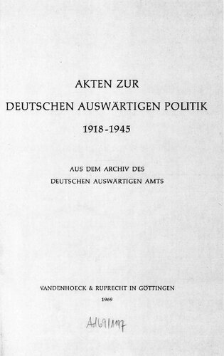 DIE KRIEGSJAHRE : 1. Februar bis 5. April 1941