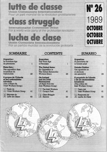 lutte de classe / class struggle / lucha de clase FRA/ENG/ESP trilingual edition #26