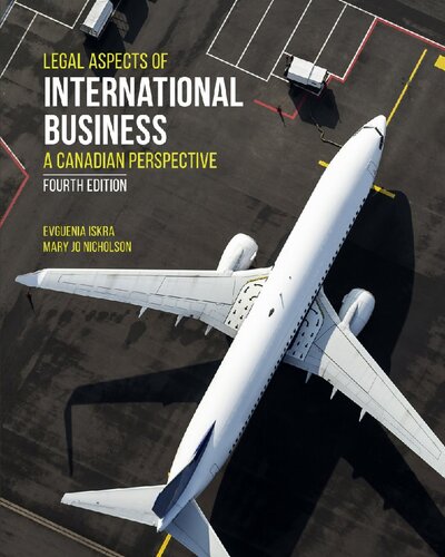 Legal Aspects of International Business: A Canadian Perspective, 4th Edition