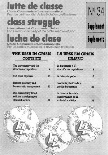 lutte de classe / class struggle / lucha de clase FRA/ENG/ESP trilingual edition #34 supplement