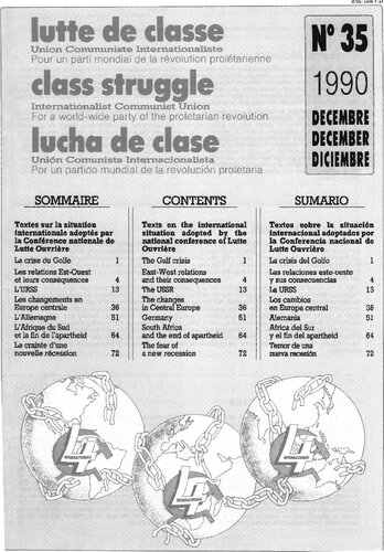 lutte de classe / class struggle / lucha de clase FRA/ENG/ESP trilingual edition #35
