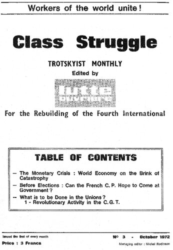 lutte de classe / class struggle / lucha de clase FRA/ENG/ESP (1972-80) #3