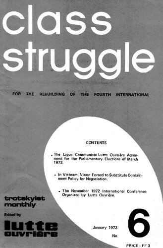 lutte de classe / class struggle / lucha de clase FRA/ENG/ESP (1972-80) #6