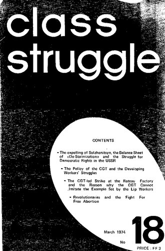 lutte de classe / class struggle / lucha de clase FRA/ENG/ESP (1972-80) #18