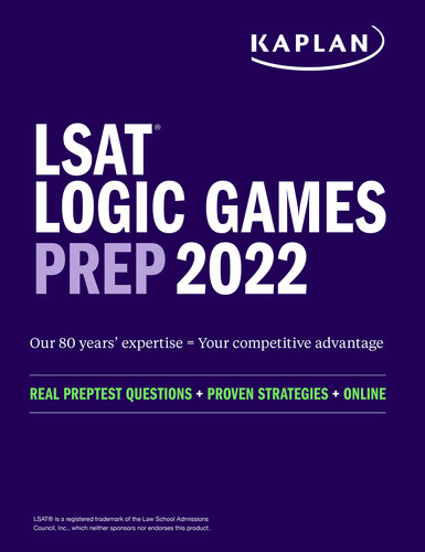 LSAT Logic Games Prep 2022: Real Preptest Questions + Proven Strategies + Online