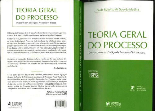 Teoria Geral do Processo: De Acordo com o Código de Processo Civil de 2015