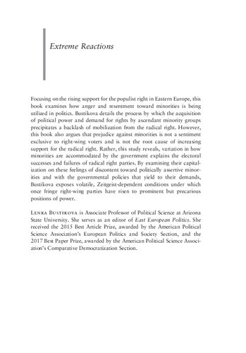 Extreme Reactions: Radical Right Mobilization in Eastern Europe