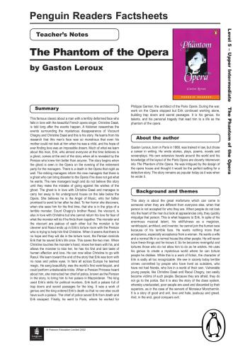 The Phantom of the Opera # адаптированная книга (Penguin Readers, stage 5) + аудио