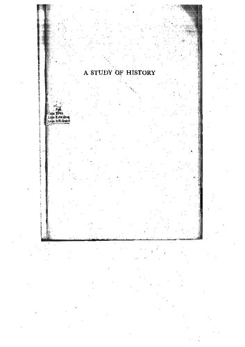 A Study of History - Reconsiderations