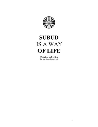 Subud is Way of Life
