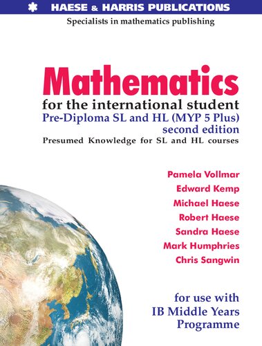 Mathematics for the international student : pre-Diploma SL and HL (MYP 5 Plus)
