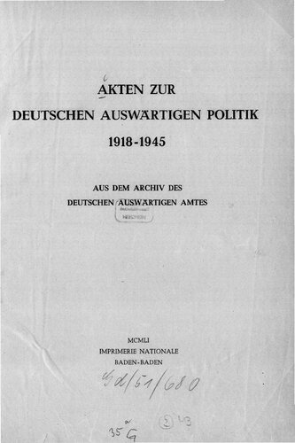 DEUTSCHLAND UND DER SPANISCHE BÜRGERKRIEG 1936-1939