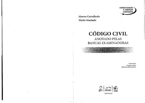 Codigo Civil - Anotado Pelas Bancas Examinadoras Cespe, Fcc, Esaf, Ent