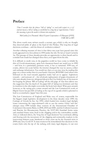 Debattista on Bills of Lading in Commodities Trade