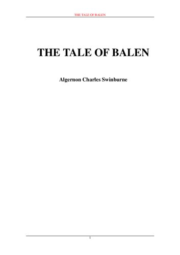 THE TALE OF BALEN
