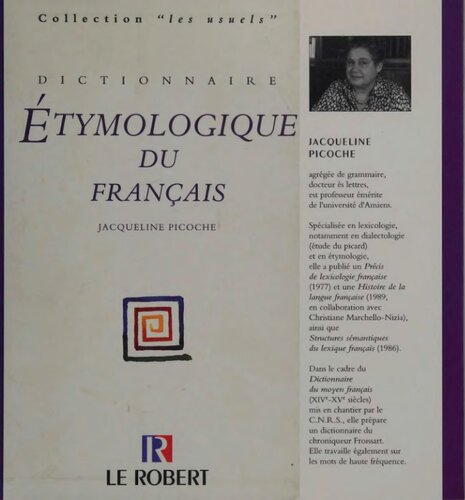 Dictionnaire étymologique du français