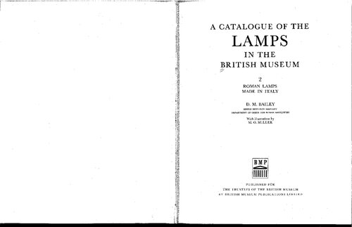 A catalogue of the lamps in the British Museum. Vol. 2