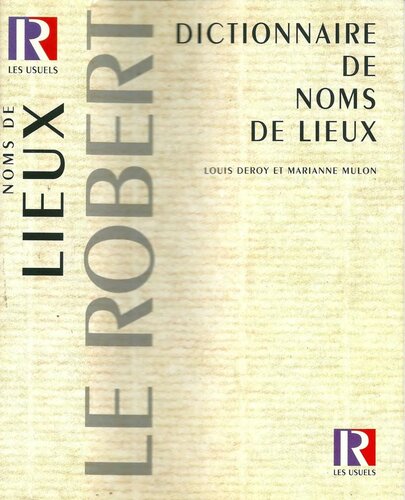 Dictionnaire de noms de lieux