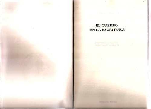 El Cuerpo en la escritura