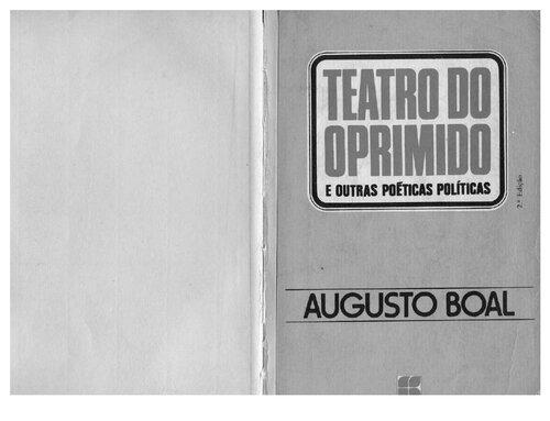 Teatro del oprimido (Artes escénicas) (Spanish Edition)
