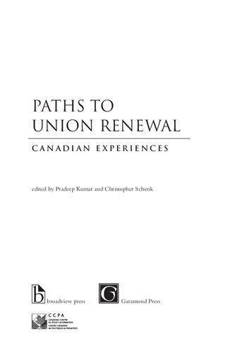 Paths to Union Renewal: Canadian Experiences