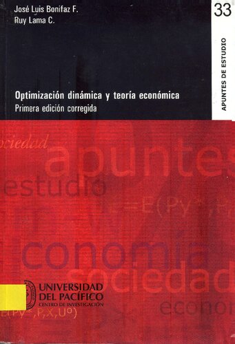 Optimización dinámica y teoría económica