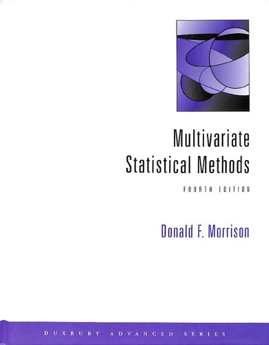 Multivariate Statistical Methods