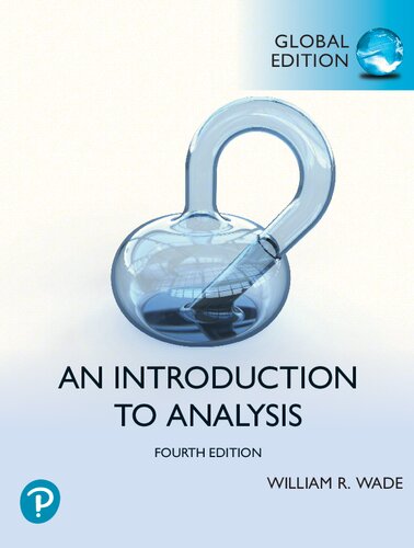 An Introduction to Analysis (Global Edition)