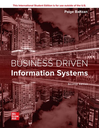 LOOSE LEAF BUSINESS DRIVEN INFORMATION SYSTEMS