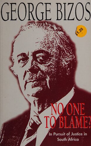 No One to Blame? In Pursuit of Justice in South Africa