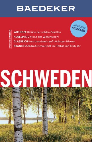 Baedeker Reiseführer Schweden mit GROSSER REISEKARTE