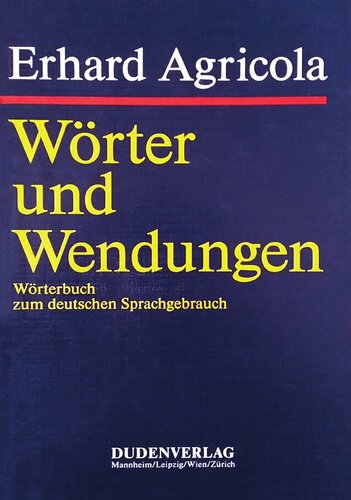Wörter und Wendungen