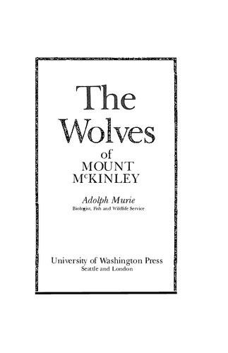 Wolves of Mount McKinley