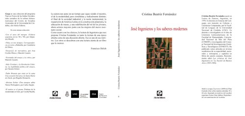 José Ingenieros y los saberes modernos