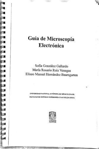 Guía de microscopía electrónica