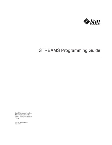 STREAMS Programming Guide