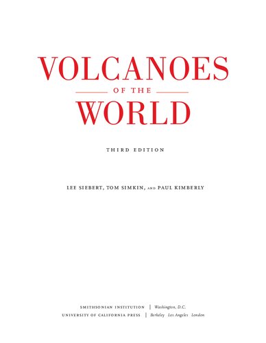 Volcanoes of the World