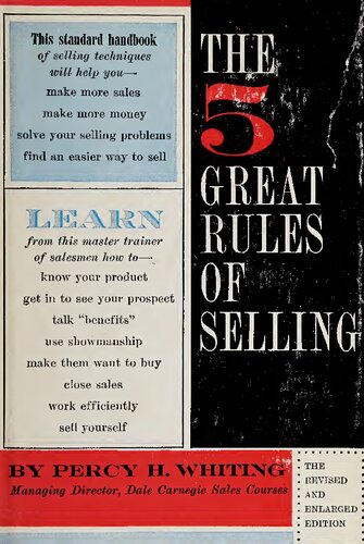The 5 Great Rules of Selling