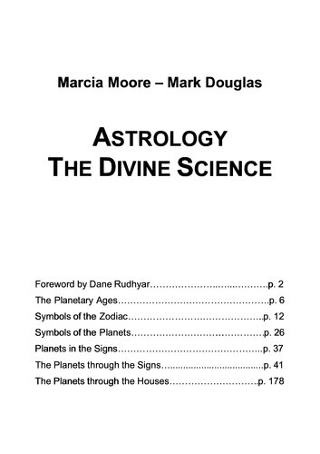 Astrology: the Divine Science