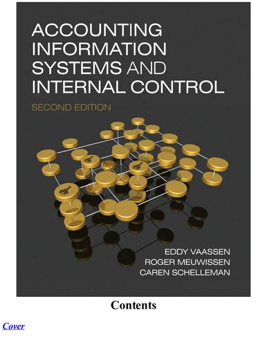 Accounting Information Systems and Internal Control
