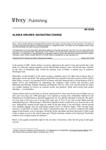 Alaska Airlines: Navigating Change