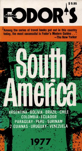 Fodor's South America 1977