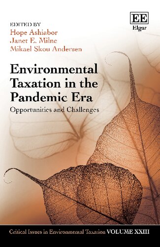 Environmental Taxation in the Pandemic Era – Opportunities and Challenges