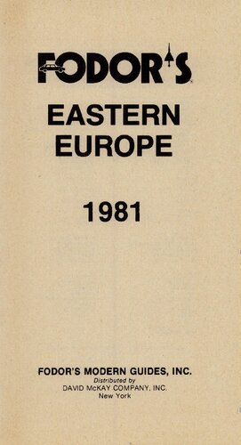 Fodor's Eastern Europe 1981
